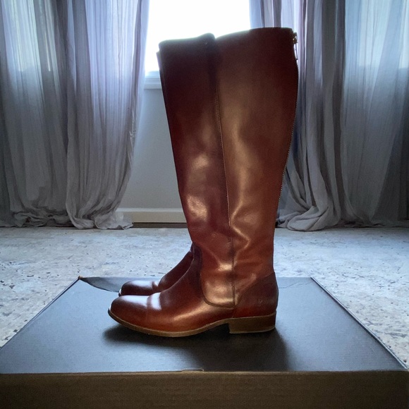 Brown Leather Riding Boots - Picture 2 of 8